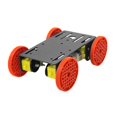 thumbnail image 4 of Módulo de Chasis de Negro con Cadena de Oruga con Ruedas Rojas,Choque Absorbido para Juguete Educativo de Ciencia para Baoblaze Chasis de carro tanque inteligente, 4 of 5
