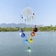 thumbnail image 5 of Bola de iluminación colorida de Bauhinia con forma de luna, colgante de cristal para exteriores, colgante decorativo para jardín, artículos colgantes, 5 of 6