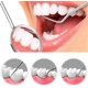 thumbnail image 3 of Juego de 7 palillos de dientes de acero inoxidable, kit de limpieza de palillos de dientes reutilizables de metal con soporte para viajar al aire última intervensión, camping, juego de bolsillo de, 3 of 3