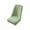A Light Green, variant on Large Dining Chair Covers Half Elastic Slipcovers for Curved Back Chairs with Stretchable Fabric for Easy Installation and Protection