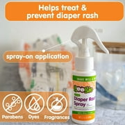 Boogie No-Rub Liquid Diaper Rash Spray with Zinc Oxide, 1.7 fl oz