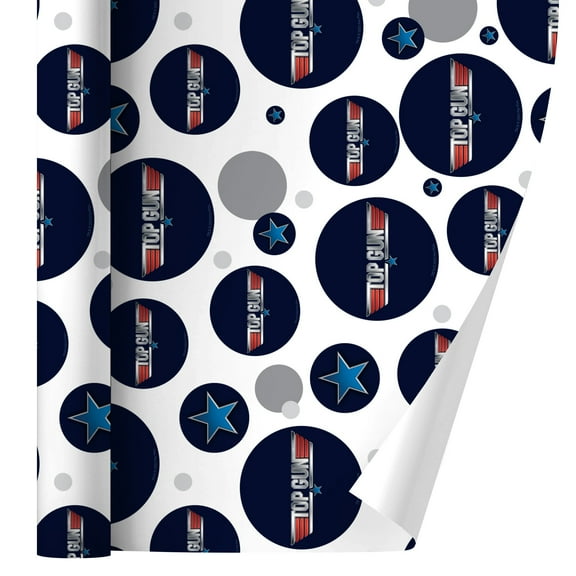 Top Gun Rendered Logo Gift Wrap Wrapping Paper Roll