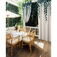 thumbnail image 5 of nqOlkjepod Outdoor Curtains for Patio Waterproof, Spring Leaves Outdoor Privacy Panels Grommet, Farmhouse Simple Botanical Plants Vines Blackout Outside Curtains for Porch/Cabana 54"x95", 1 Panel, 5 of 8