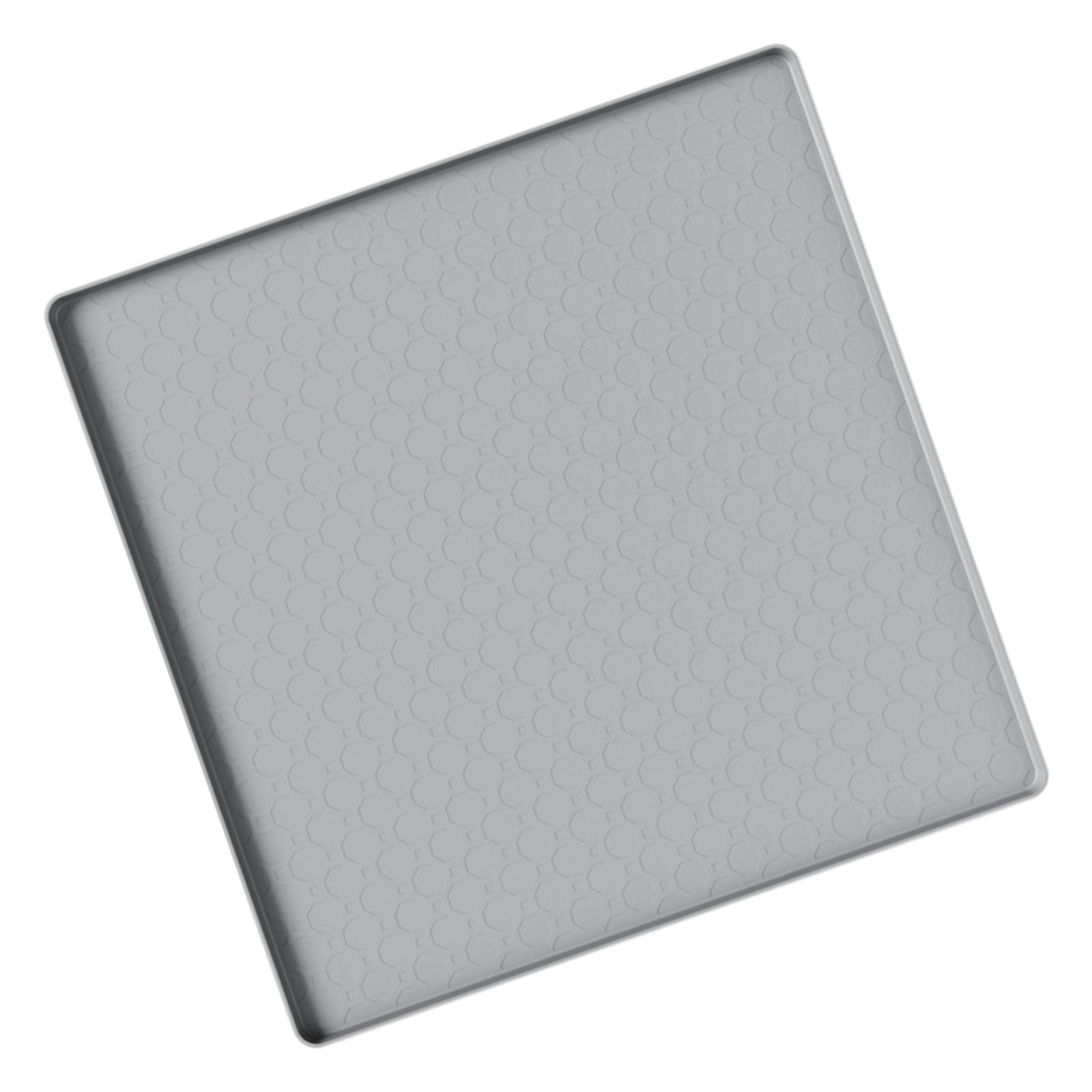 Fridge Silicone Mat Soft Under Refrigerator Floor Protector Waterproof Refrigerator Mat Washable Easy Maintenance
