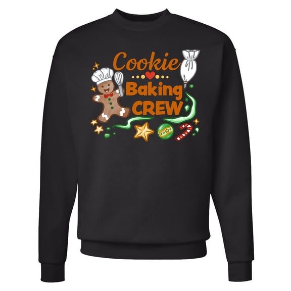 Inktastic Cute Cookie Baking Crew Adult Sweatshirt