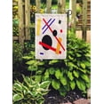thumbnail image 2 of SIDONKU Blue Constructivism Abstract Suprematism Composition on Beige Flat Colorful Kandinsky Garden Flag Decorative Flag House Banner 28x40 inch, 2 of 2