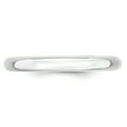 thumbnail image 3 of 10K White Gold 3mm Standard Comfort Fit Band Ring Size 11, 3 of 7