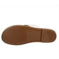 thumbnail image 5 of Draper James Women's Size 10 Alex Raffia Cross Strap Sandals, White, 5 of 5