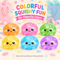 thumbnail image 4 of Glitter Dumpling Squishy Stress Ball Toys,2026 Upgraded Glitter Dumpling, Colorful Dumplings Stress Balls, Soft Squeeze Decompression Dough for Anxiety Relief Fidget,Blue, 4 of 4