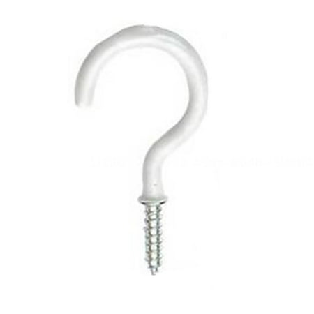

Kreigaven 25 Pcs Screws Ceiling Hooks Cup Hooks Hanging Hooks Hook Screws Coated Hooks for Flower Pots Birdcage Cups Lamps