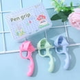 thumbnail image 5 of Ergonomic Training Pen Grip Posture Correction Tool – 4 Pcs Pencil Holder Writing Aid Grip Strength Trainer (Set of 4), 5 of 8