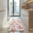 thumbnail image 4 of Pioneer Flower Floral Print Pattern Kitchen Rug Mat,Kitchen Runner Rugs Non Skid Washable,Decorative Kitchen Floor Mats for Kitchen,Sink,Laundry,17"x47.2", 4 of 7