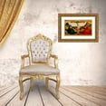 thumbnail image 3 of Nicolas Dipre 24x17 Gold Ornate Framed and Double Matted Museum Art Print Titled - Crucifixion (ca. 1500), 3 of 4