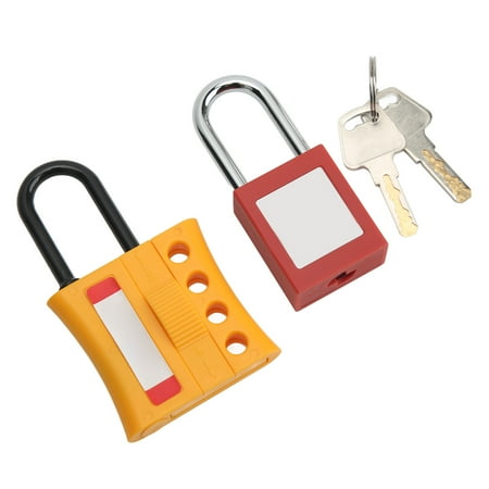 Lockout Tagout Hasp, Nylon ABS 4 Holes Sturdy Insulated With 2 Keys For ...