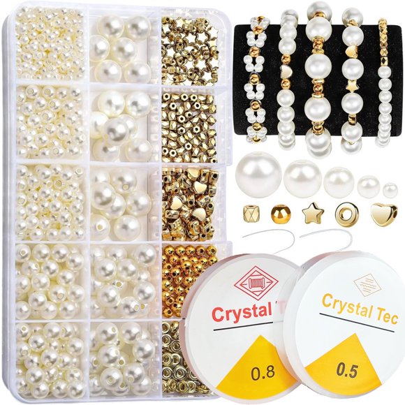 Bamboohart 720PCS Bracelet Making Kit for Adult Friendship Bracelet Kits Bracelet Bead Kits Jewelry Making Kit