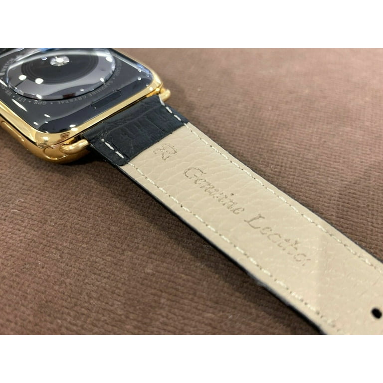 45mm Apple Watch Series 7 Custom 24K Gold Plated Stainless Steel GPS LTE O2