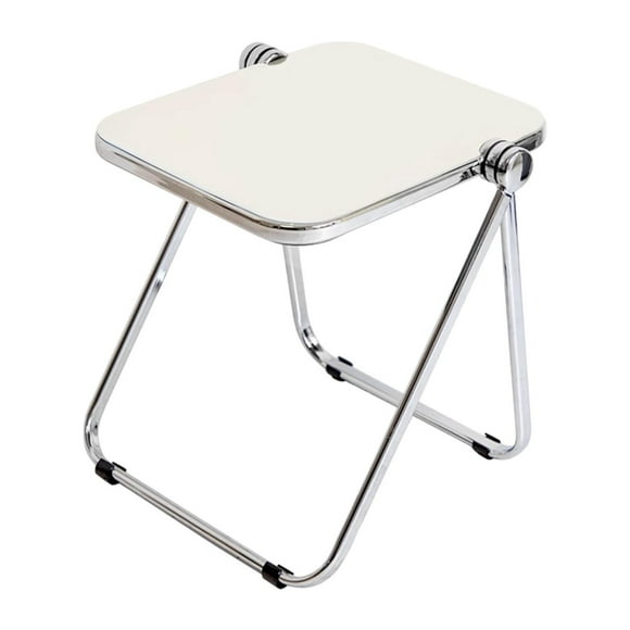 Rongfmy Folding Tray Table Small Folding Table Practical Sturdy Versatile Compact Simple White