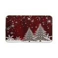 thumbnail image 2 of kladzum Christmas Welcome Door Mat Nonslip Rugs Living Room Bedroom Floor Mats Entrance Foot Mat Xmas Decoration Doormat Small Carpet for Kitchen Bathroom 23.6x15.7Inches, 2 of 6