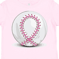 thumbnail image 4 of Inktastic Pink Breast Cancer Ribbon Baseball Boys or Girls Toddler T-Shirt, 4 of 5