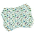 thumbnail image 1 of Ambesonne Cartoon Place Mats Set of 4, Daisies and Ladybugs, Standard Size, Multicolor, 1 of 6