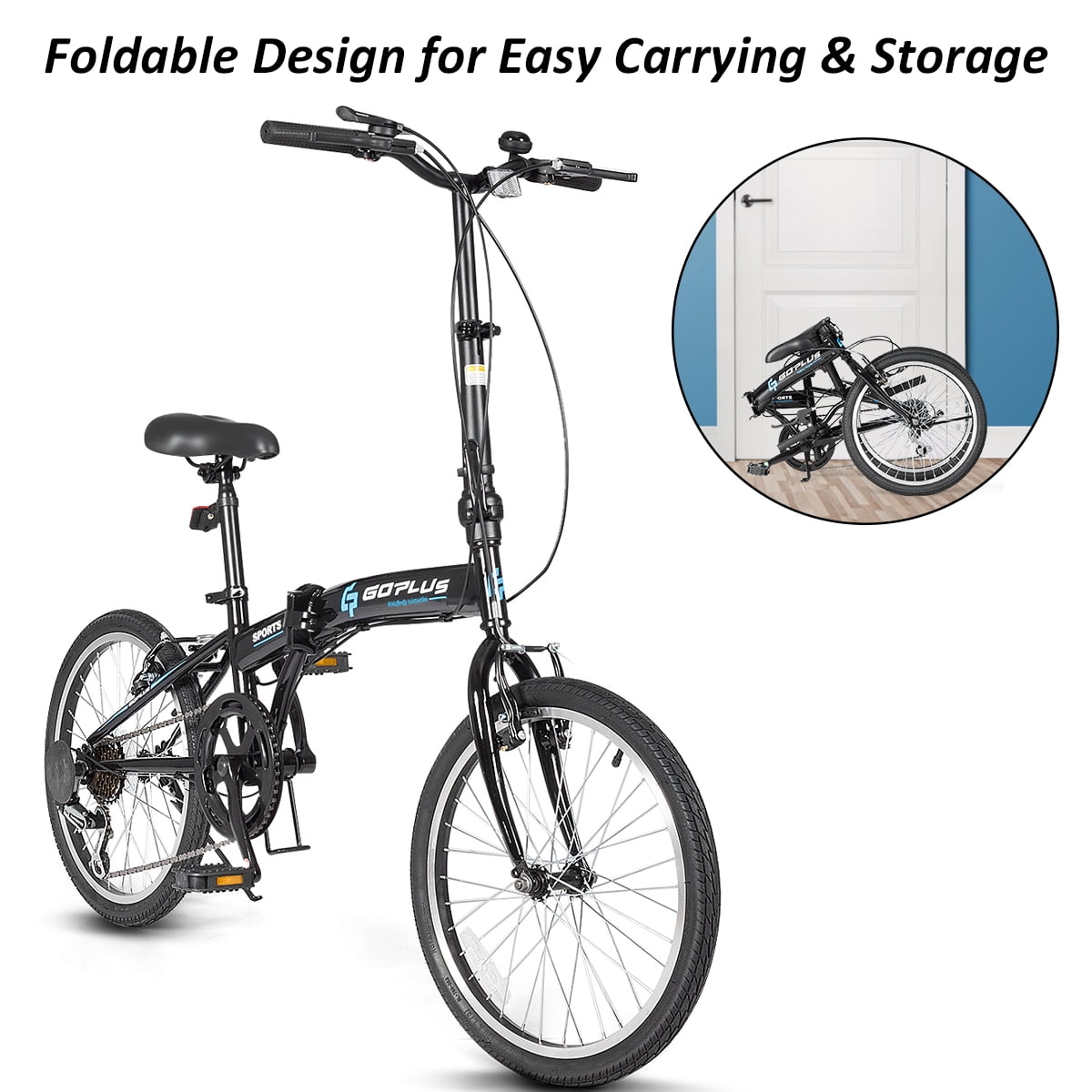 goplus folding bike