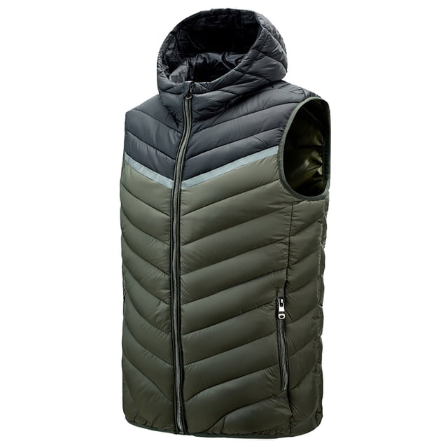 Chaqueta de otoño e invierno para hombre Chaleco de algodón Chaleco cálido Pompotops oipoqjl21442