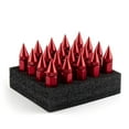 thumbnail image 4 of 20PCS M12X1.5 Wheel Lug Nuts, Cap Spiked Extended Tuner 60mm Aluminum Wheels Rims Lug Nuts (Red), 4 of 5