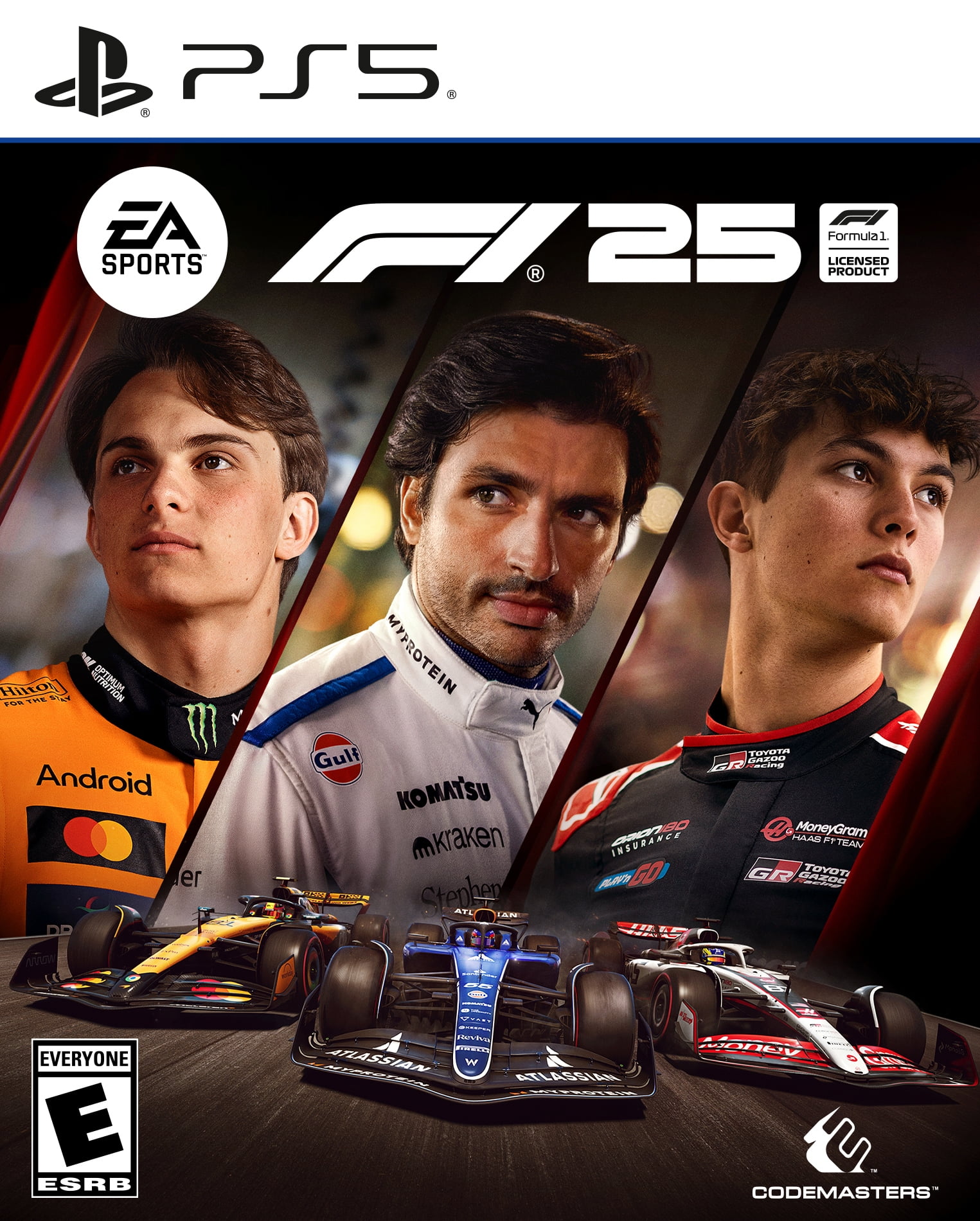 Playseat® Formula Instinct F1® Edition Racing Simulator Cockpit with X-Adapt™ Adjustment, With F1 25, PlayStation 5 Game