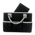 thumbnail image 4 of Bolsa grande de almacenamiento para manualidades con múltiples bolsillos, bolsa de almacenamiento para álbumes de recortes con asa para costura, arte BLESIY bolso de mano artesanal, 4 of 8