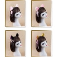 thumbnail image 6 of Kitten Headbands Cosplay Bells Ear Hairbands Headwear Makeup Washing Face Hairbands Birthday Party, 6 of 9