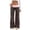 #Brown, variant on DPTALR Women's Mid Rise Relaxed Straight Leg Cargo Work Pants with Multi Pockets,Black,Size XL，,Women's Plus ,Young Adult Tops,2026 Trendy Fashion Pants
