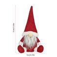 thumbnail image 3 of Muñeca navideña sin rostro de Papá Noel, muñeca decorativa navideña, decoración del hogar, 3 of 5