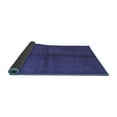 thumbnail image 2 of Ahgly Company Indoor Square Abstract Blue Contemporary Area Rugs, 6' Square, 2 of 4