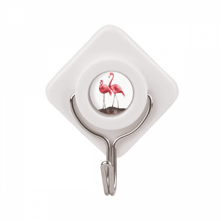

Flango couple Red Love Art Deco Fashion Adhesive Wall Hooks Hanging Self Sticky