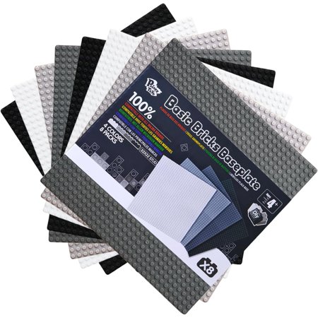 Pairez Toys Classic Baseplates – 10 x10 Multipack (8-Pack) Compatible with Major Brands Pairez Toys Classic Baseplates – 10 x10 Multipack (8-Pack) Compatible with Major Brands