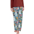thumbnail image 5 of Kilaqueen Baggy Bottoms for Women Cute Ghost Graphic Pajama Pants Soft Lounge Pants Comfy Elastic Waist Sleepwear Long PJs Sleep Pants Sleepwear, 5 of 6