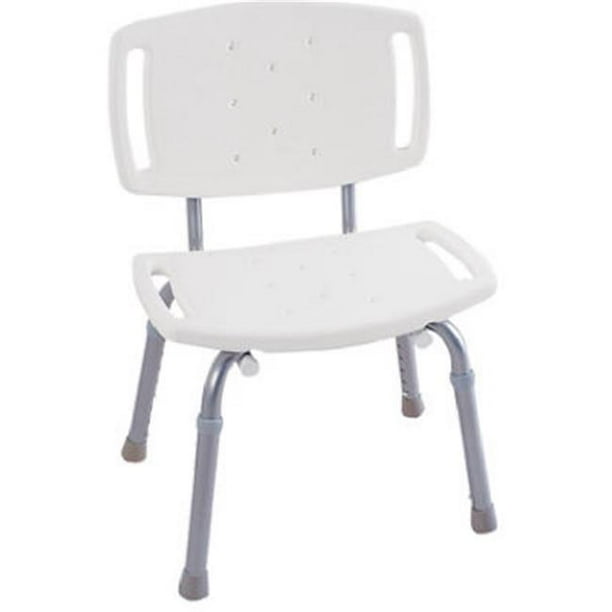 Adjustable Tub & Shower Chair, White