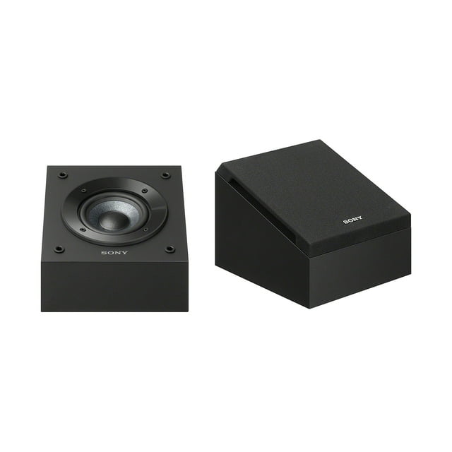 Altavoz Sony SSCSE compatible con Dolby Atmos, color negro, par de 4 pulgadas