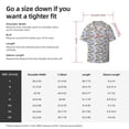 thumbnail image 7 of Naloa Cute Sloth Men's Loose Fit Cuban Collar Short-Sleeve Shirt with Button-down and Chest Pocket for Everyday Wear Outings - Small, 7 of 7