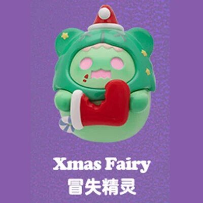 Caja sorpresa para regalo de figura de Anime, oso fantasma Original ShinWoo, caja ciega de serie nocturna de Navidad, modelo de juguetes, estilo confirmado