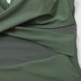 thumbnail image 6 of JIUWEN Women's One Piece Swimsuit Ruffle Cutout Bathing Suits Slimming Tummy Control V Neck Wrap Swimwear-Army Green-L,One Piece Swimsuit Women,Ruffle Swimsuits for Women,Tummy Control Swimsuit, 6 of 9