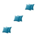 thumbnail image 1 of Bearachild 2 Pieces Solid Color Pillow Covers Pillowcase Accessories Living Case Cushion Rustic Room Zipper Furniture with Car Azul 3Conjunto, 1 of 6