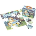 thumbnail image 2 of Spin Master Games Bluey and Family Tin Lunch Box with 24-Piece Puzzle, 2 of 2