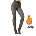 thumbnail image 7 of Mgmyaa 300g Women's Winter Thermal Fleece Lined Leggings Fake Translucent Sheer Tights Oversized Cropped Pants for Warmth and Comfort, 7 of 7