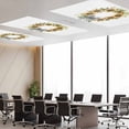 thumbnail image 5 of Fluorescent Light Covers 1 Pack 4x2 ft Bow Sunflower Wreath Ceiling Light Covers Spring Flower Light Filters for Classroom, Office & Home, Drop Ceiling Light Covers, 5 of 8
