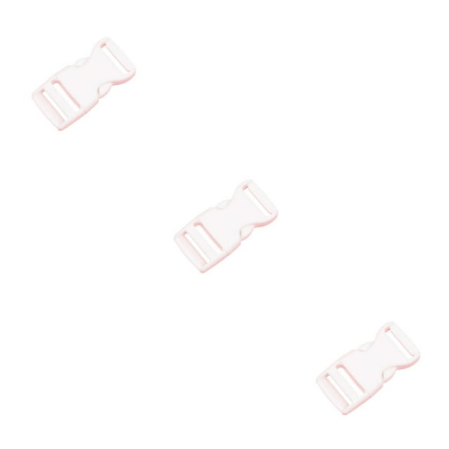 relayinert 10pcs/set Easy To Buckle Strap With Multi-Color Clasp Belt Buckles High Compatibility ABS Release Buckle Hook Buckle white 3Set