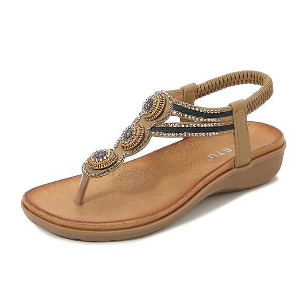Flat toe deals post sandals
