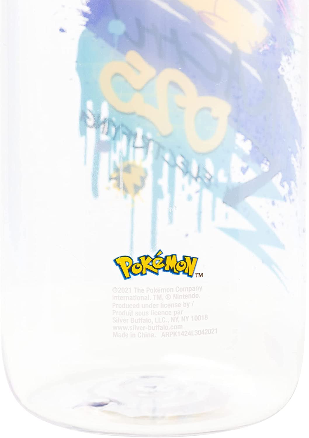 Pokemon: Skate Graffiti - Electrifying Pikachu 28oz Tritan Water Bottle with Screw Lid