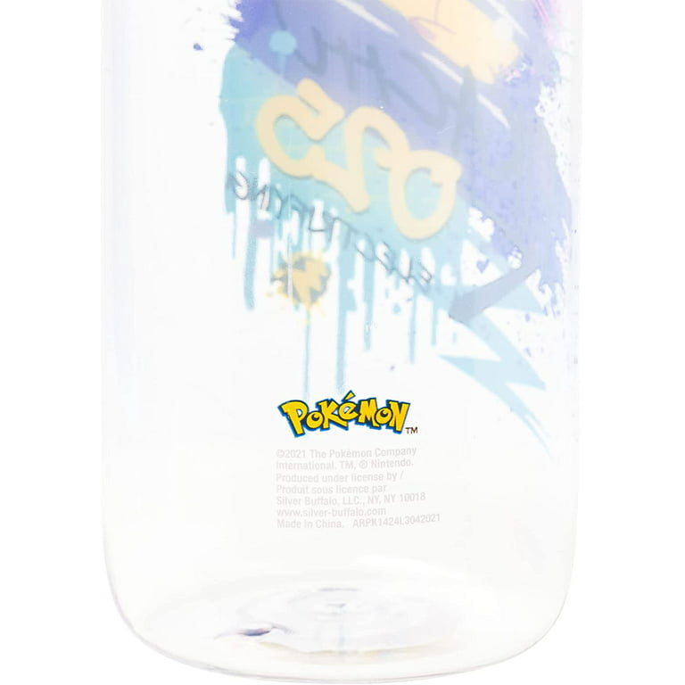 Silver Buffalo Pokémon Skate Graffiti Electrifying Pikachu Tritan Water  Bottle, Screw Top Lid, 28 Ounces