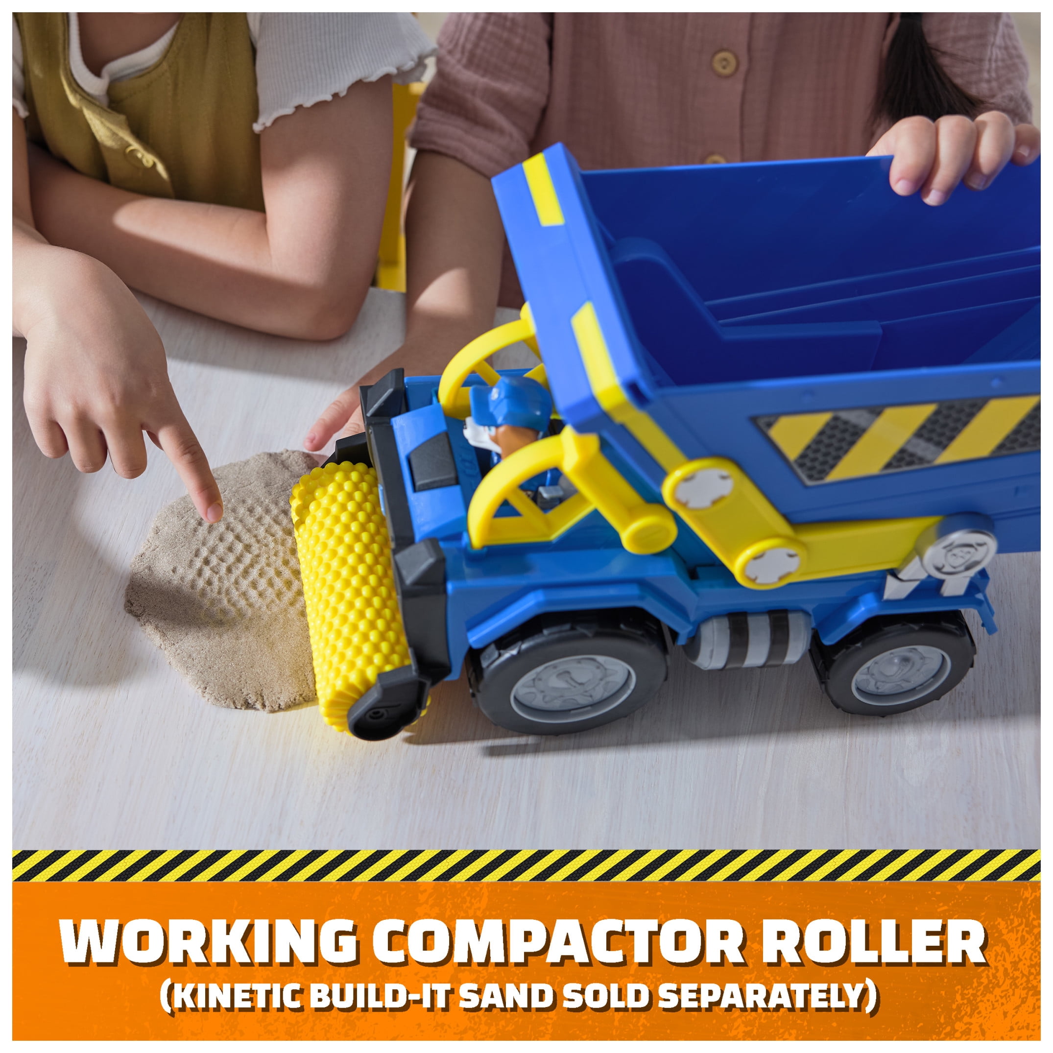Rubble & Crew, Wheeler's Bark Yard Deluxe Dump Truck Construction Vehicle, for Ages 3 and up